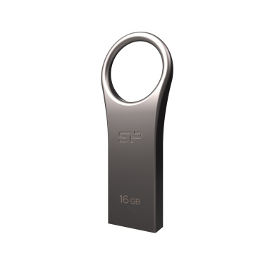Logo trade promotional item photo of: Pendrive 3.0 Silicon Power JEWEL J80 TITANIUM 16GB