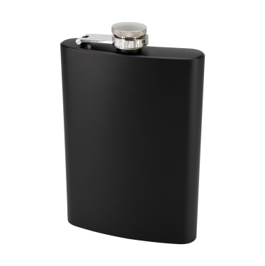 Logo trade corporate gift photo of: Hip flask OLYMPOS Schwarzwolf