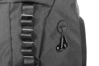 Logotrade corporate gift picture of: Rolltop backpack ELBERT Schwarzwolf