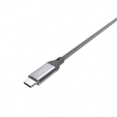 Logotrade corporate gift image of: Nylon data transfer cable LK30 Type - C Quick Charge 3.0