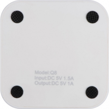 Logo trade advertising products image of: Wireless charger LINCOLN