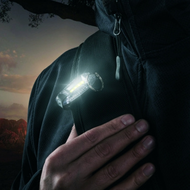 Logo trade promotional giveaways picture of: Small light POSO Schwarzwolf