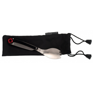 Logotrade promotional giveaway picture of: Multifunctional spoon LATEMAR Schwarzwolf