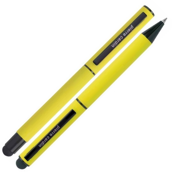 Logotrade promotional items photo of: Writing set touch pen, soft touch CELEBRATION Pierre Cardin