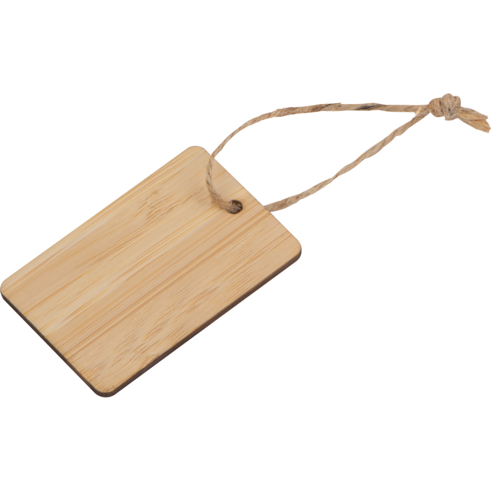 Logo trade promotional item photo of: Bamboo Pendant SALAMANCA