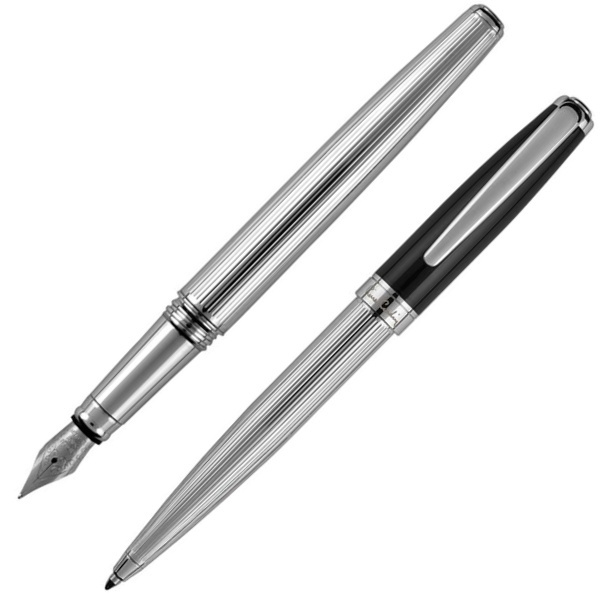 Logotrade promotional giveaways photo of: Writing set ballpoint pen & fountain pen CHRISTOPHE Pierre Cardin