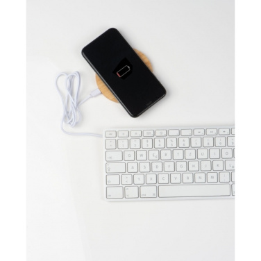 Logo trade corporate gifts image of: Wireless charger MONS