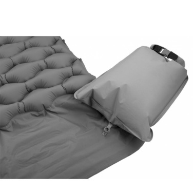 Logo trade promotional merchandise photo of: Inflatable mat SAJAMA Schwarzwolf