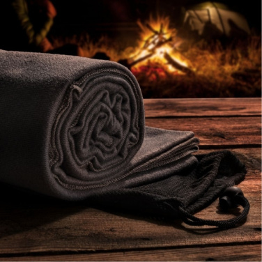 Logotrade promotional product picture of: Blanket BRISA Schwarzwolf