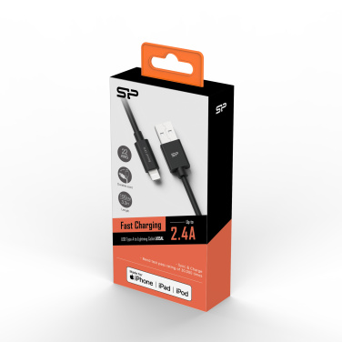 Logo trade business gift photo of: DATA TRANSFER CABLE LK15AL Type A- Mfi Lightning