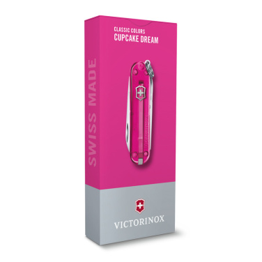 Logo trade promotional product photo of: Pocket knife Classic SD transparent Victorinox
