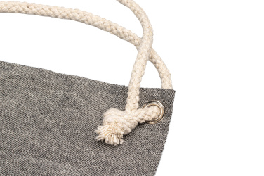 Logo trade promotional product photo of: Recycled cotton bag ADDISON