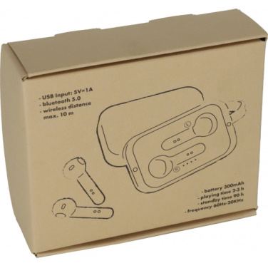 Logo trade advertising products picture of: Bluetooth earbuds BARCELONA