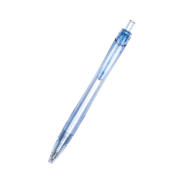 Logo trade promotional merchandise photo of: Transparent ballpen GLASGOW