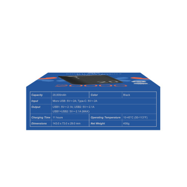 Logo trade promotional items picture of: Power bank Silicon Power GS15 20000 mAh