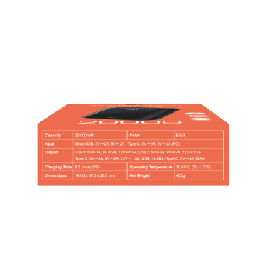 Logo trade advertising products picture of: Power bank Silicon Power QS28 20000 mAh