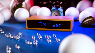 Logo trade corporate gifts picture of: Desk clock TRONDHEIM