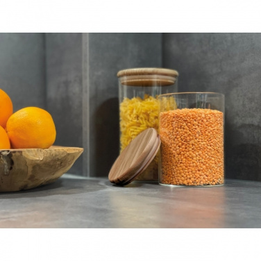 Logo trade promotional gift photo of: Pojemnik szklany OSAKA 700 ml