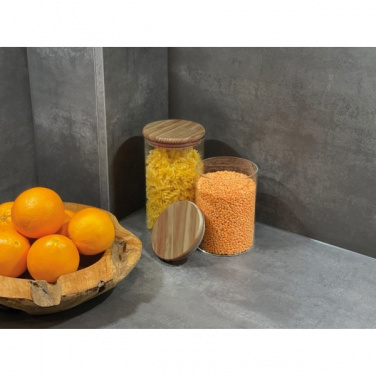 Logo trade promotional gift photo of: Borosilicate container ONTARIO 1000 ml