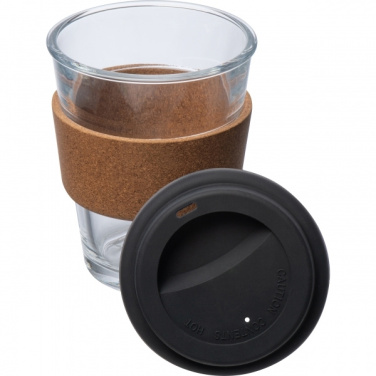 Logo trade promotional merchandise photo of: Glass drinking cup WROCŁAW 350ml