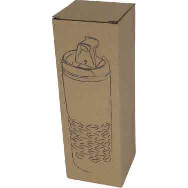 Logo trade advertising products picture of: Thermal stainless steel mug SANTANDER 500 ml