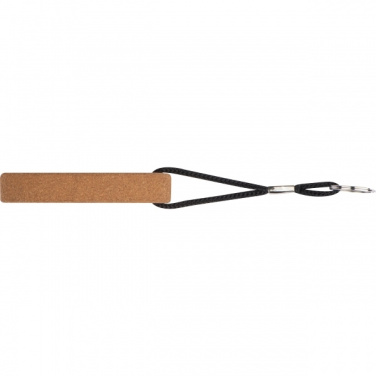 Logotrade promotional item image of: Cork keyring ROSKILDE