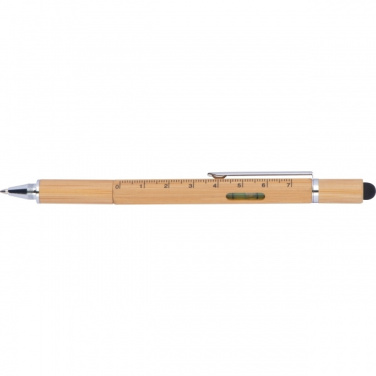 Logo trade business gift photo of: 6in1 multifunctional pen COIMBRA