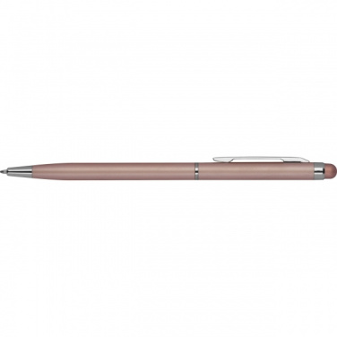 Logo trade promotional products image of: Ball pen with touch function CATANIA