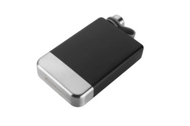 Logo trade promotional gift photo of: Hip flask HALTI Schwarzwolf