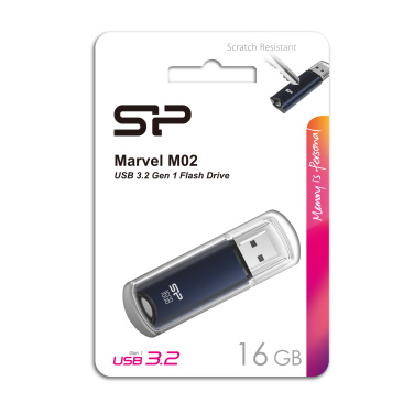 Logo trade promotional items picture of: Pendrive Silicon Power Marvel - M02 3.2 16GB