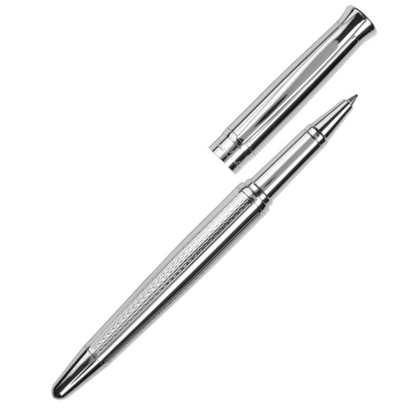 Logo trade promotional products image of: Metal roller pen ROI