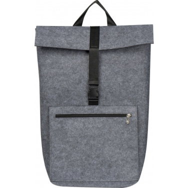 Logotrade promotional giveaway image of: RPET Felt Backpack BIRMINGHAM