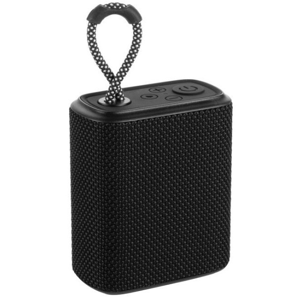 Logo trade promotional item photo of: Waterproof bluetooth speaker HARDEOL Schwarzwolf