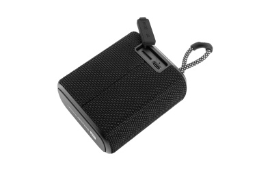 Logotrade promotional gift picture of: Waterproof bluetooth speaker HARDEOL Schwarzwolf