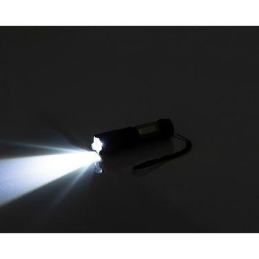 Logo trade promotional giveaway photo of: Rechargeable flashlight AARHUS