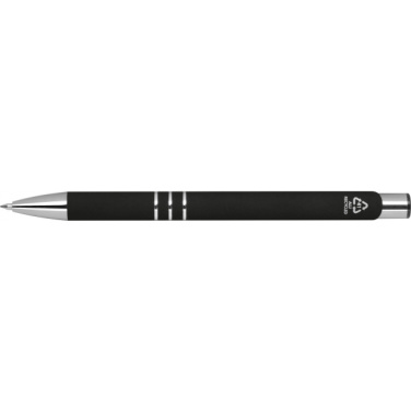 Logo trade corporate gift photo of: Semi gel pen soft touch DUNMORE