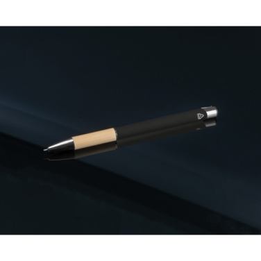 Logo trade advertising product photo of: Recycled ballpoint pen Naples