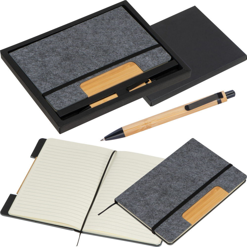 Logo trade promotional products image of: Notebook set Walsall