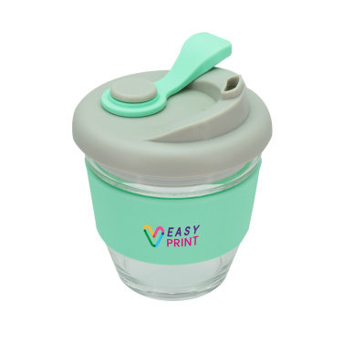 Logotrade promotional item picture of: Glass coffee cup 227 ml