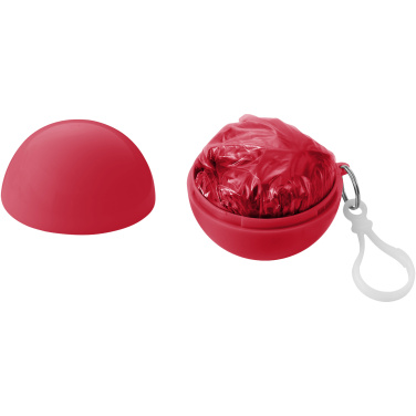 Logo trade promotional product photo of: Xina rain poncho in storage ball with keychain