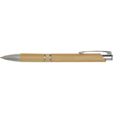 Logotrade corporate gift image of: Wicker bamboo ballpoint pen