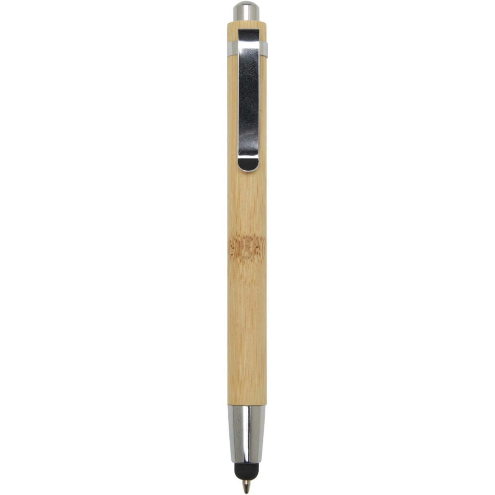 Logo trade promotional product photo of: Elm bamboo ballpoint pen