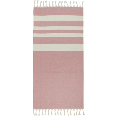 Logo trade business gift photo of: Anders hammam towel 147 x 75.5 cm
