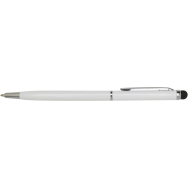 Logo trade promotional merchandise photo of: Ore aluminium ballpoint pen with stylus