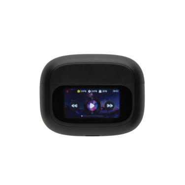 Logotrade promotional item image of: Airtune RCS recycled plastic ANC earbuds with touch screen