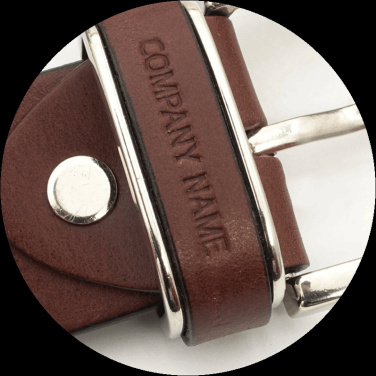 Logo trade corporate gifts picture of: Leather belt 502035000