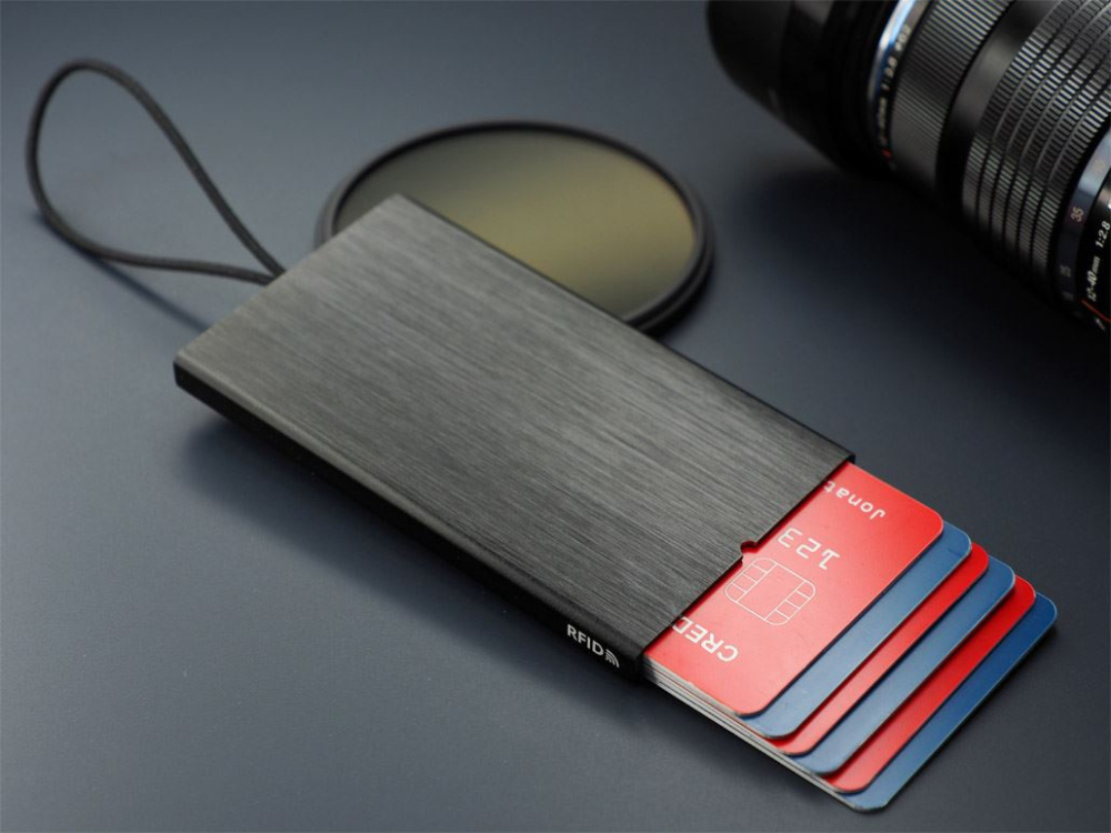 Logo trade advertising products picture of: RFID credit and business card holder 126615500