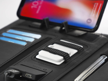 Logo trade promotional merchandise photo of: HERMANO Power Bank Organizer 54713000