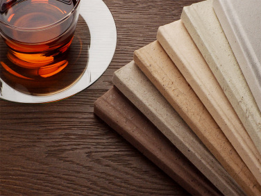 Logotrade promotional merchandise picture of: Recycled Tea Notebook 209734000