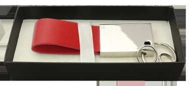 Logo trade business gifts image of: Keyring 909119